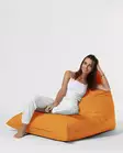 Säkkituoli ulkokäyttöön, oranssi, 145 cm, kestävä, ympäristöystävällinen - Säkkituolit - 8683743039630 - 5