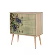 Sonoma Oak Lipasto - 100% Melamiinipinnoitettu, 18 mm Paksuus, 3 Vetolaatikkoa, Lisäsäilytystila, 80x90x40 cm - Lipastot ja senkit - 8681875340990 - 1
