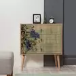 Sonoma Oak Lipasto - 100% Melamiinipinnoitettu, 18 mm Paksuus, 3 Vetolaatikkoa, Lisäsäilytystila, 80x90x40 cm - Lipastot ja senkit - 8681875340990 - 2