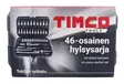 Timco 46-osainen hylsysarja - Hylsysarjat - 6438014417110 - 5