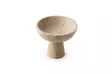 Travertiini Marmori Jalkakulho 20 cm Beige - Elegantti ja Kestävä Keittiöväline Juhla- ja Arkipöytään - Tarjoiluastiat - 8684283056200 - 3