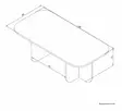 Travertiini Sohvapöytä - 100% Melamiinipinnoitettu Lastulevy, 120x60x41,4 cm, Kestävä ja Tyylikäs Huonekalu - Sohvapöydät - 8684283801350 - 6