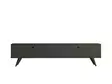 TV-taso, antrasiitti, 160x40x25 cm, kestävä, käytännöllinen, tyylikäs - TV-tasot - 8684282618300 - 5