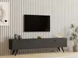 TV-taso, antrasiitti, 160x40x25 cm, kestävä, käytännöllinen, tyylikäs - TV-tasot - 8684282618300 - 2
