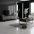 TV-taso, antrasiitti kulta, 180cm leveä, kestävä, moderni design - TV-tasot - 8683743790920 - 3