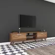 TV-taso, saksanpähkinä, 180 cm leveä, kestävä, tilava - TV-tasot - 8681875462470 - 3