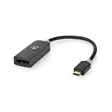 USB-C Sovitin | USB 3.2 Gen 1 | USB-C Uros | DisplayPort Naaras | 8K@30Hz | 0.20 m | Pyöreä | Kullattu | PVC | Antrasiitti | Ikkunallinen laatikko - Tietokone ja verkko - 5412810331420 - 1