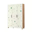 Vaatekaappi Atlantic Pine White - 100% Melamiinipinnoitettu, 18mm Paksuus, PVC Reunat, MDF Kahvat, 120x189x48cm - Vaatekaapit - 8683743421930 - 1