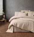 Yhden hengen pussilakanasetti Ranforce, beige, 160 x 220 cm, pehmeä, kestävä - Lakanat ja tyynyliinat - 8684282475750 - 1
