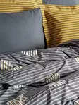 Yhden hengen pussilakanasetti Ranforce, harmaa, 160 x 220 cm, pehmeä, helppohoitoinen - Lakanat ja tyynyliinat - 8684282475590 - 2