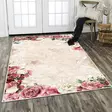 Ylellinen 80x120 cm Samettimatto - Monivärinen, Antibakteerinen, Konepestävä, Liukumaton, 3D Digitaalipainatus - Pienet matot ja käytävämatot - 8681875953510 - 2