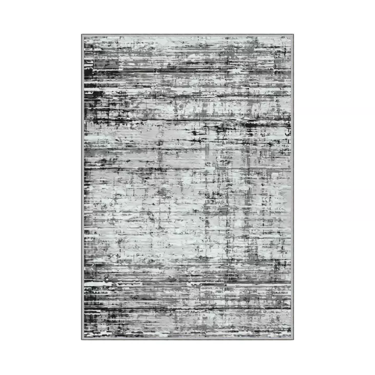 100% Polyesteri Matto 100x150 cm - Antibakteerinen, Liukumaton, Konepestävä, Moderni Väriyhdistelmä, Helppohoitoinen - Suuret ja keskikokoiset matot - 8683742615460 - 1
