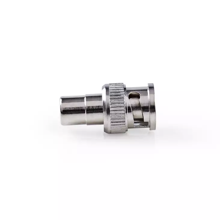 BNC Adapteri | BNC uros | RCA Naaras | Niklattu | 50 Ohm | Suora | Metalli | Hopea | 10 kpl | Kirjekuori - Videoadapterit - 5412810298570 - 1