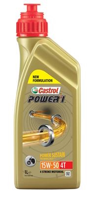Castrol Power1 4t 15w-50 1l - Moottoriöljyt - 4008177072130 - 1