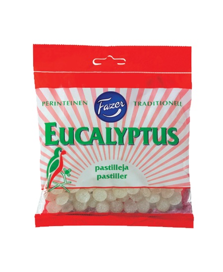 Fazer Eucalyptus kurkkupastilli ps 200g - Pastillit - 664-5076-00 - 1