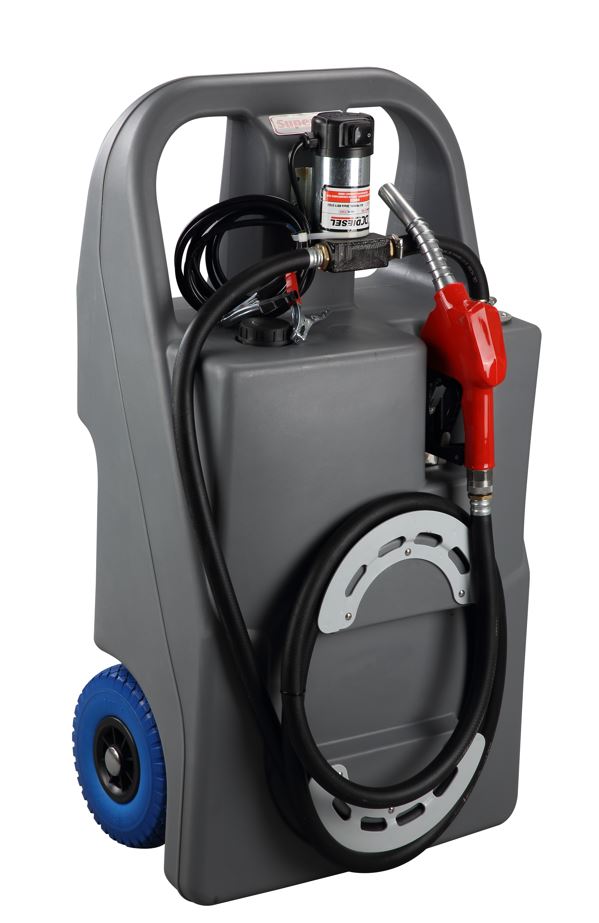 GXT 100 l dieselsäiliö/-kuljetuskärry 12 V pumpulla - Polttoainesäiliöt ja pumput - 6438014350370 - 1