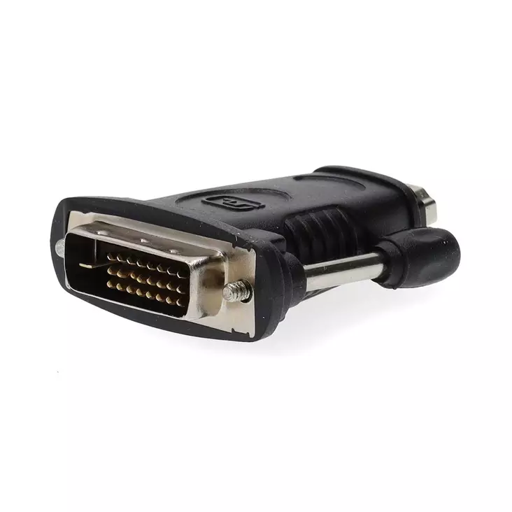 HDMI -sovitin | DVI-D 24+1-Pin Uros | HDMI Ulostulo | Niklattu | Suora | ABS-Muovi | Musta | 1 kpl | Laatikko - Videoliittimet ja plugit - 5412810290000 - 1