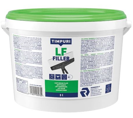Hienotasoite valkoinen Filler LF 3 L - Tasoitteet ja täyteaineet - 6418091030730 - 1