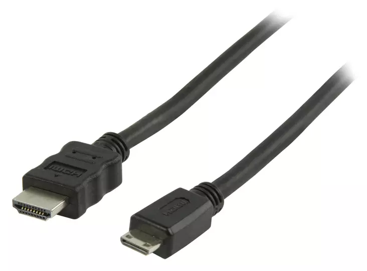 High Speed HDMI-kaapeli Ethernet HDMI-Liitin - HDMI Mini 2.00 m Musta - HDMI-kaapelit - VLVB34500B20 - 1