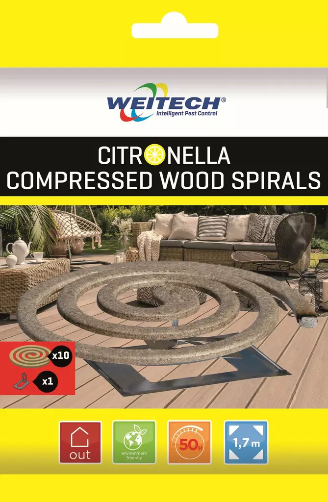 Hyttyssavu Citronella 10kpl 50h - Hyttysansat ja -karkottimet - 5414099780210 - 1