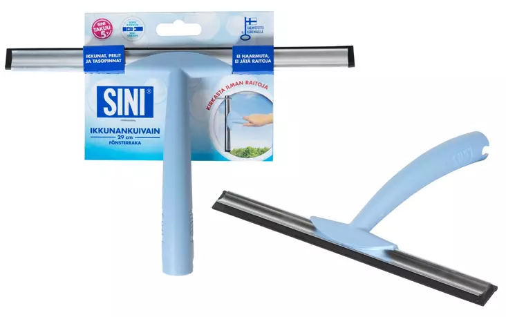 Ikkunankuivain 29 cm SINI - Siivousvälineet - 679-0250-30 - 1