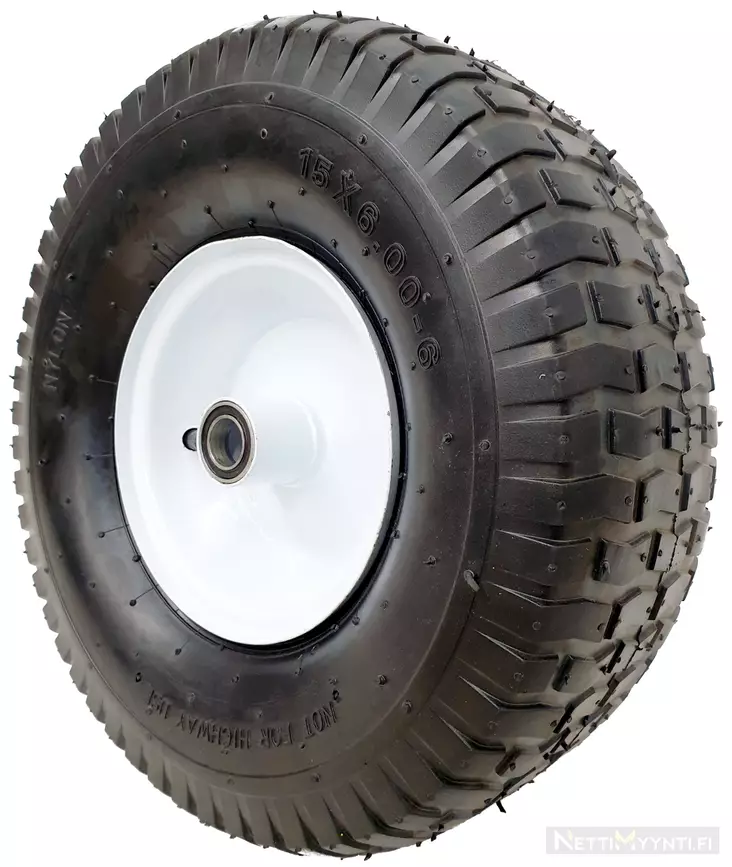 Ilmakumipyörä 15x6.00-6 - Kottikärryt ja renkaat - 6438168001920 - 2