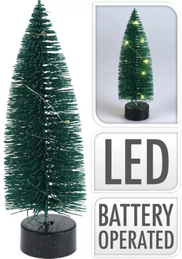 Joulukuusi led 17cm - Joulukoristeet ja -tekstiilit - 8719987636660 - 1