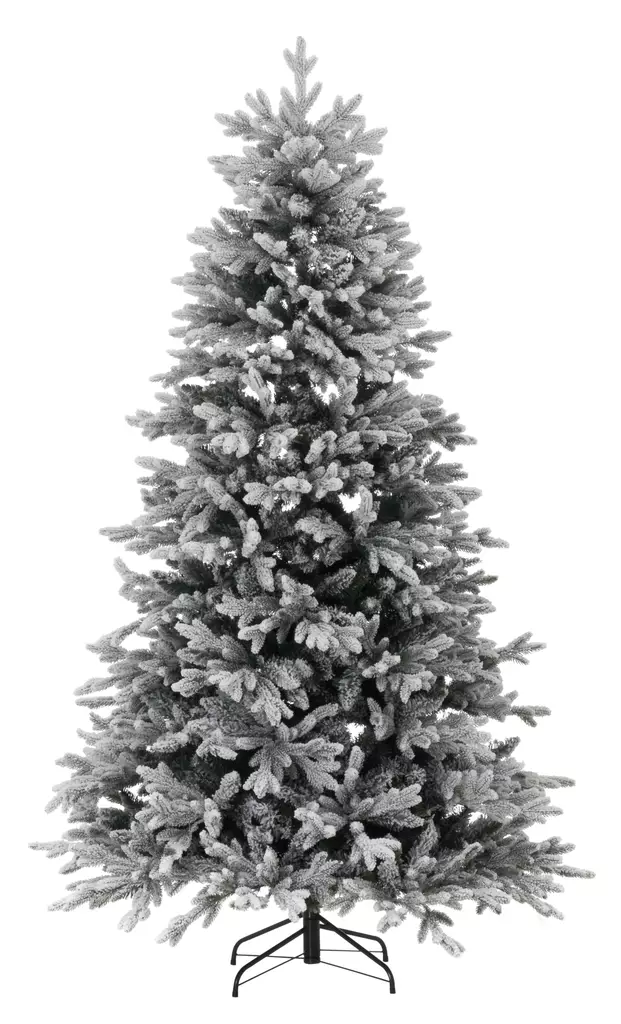 Joulukuusi Premium lumella 210 cm palamaton - Joulukuuset - 6410413222120 - 1