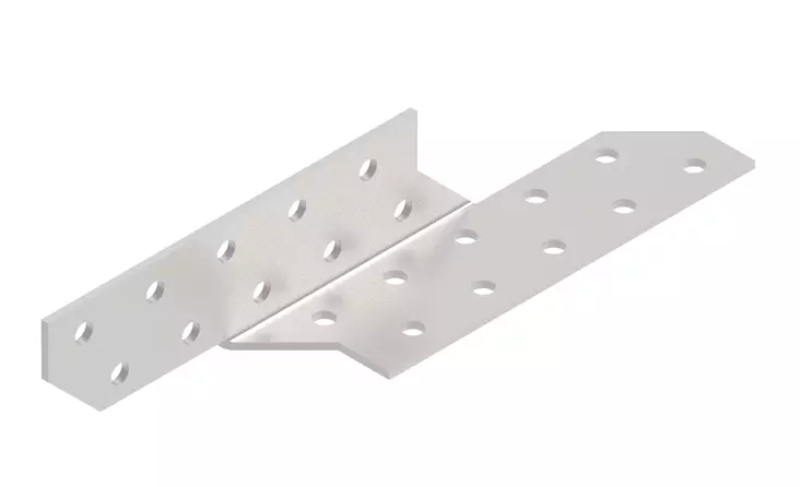 Kannatuslevy 170 x 32 x 2,0 mm, vasen - Naulauslevyt ja kulmaraudat - 4741280721020 - 1