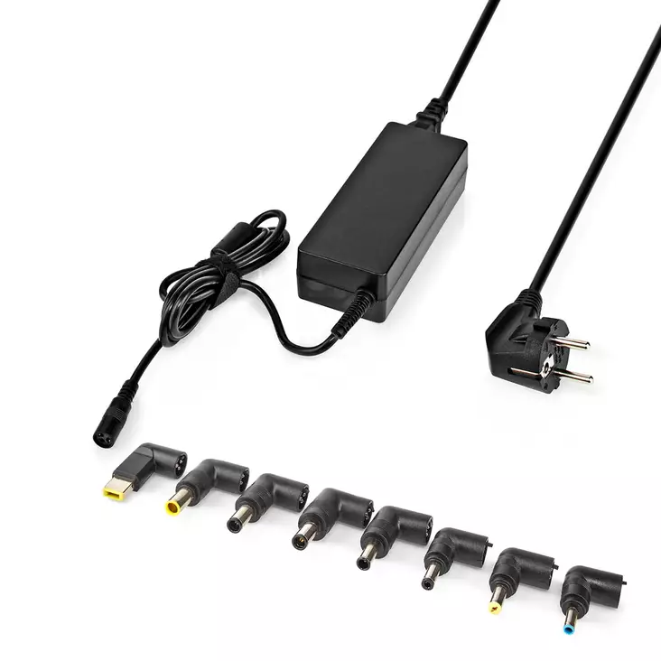 Kannettavan Tietokoneen Virtalähde | 90 W | 18.5 / 19 / 19.5 / 20 V DC | 6.0 A | Tyyppi F (CEE 7/7) - Nedis tuotteet - 5412810314690 - 1