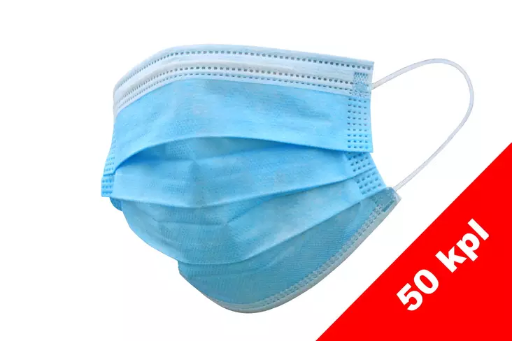 Kasvomaski 50 kpl p=C3=A4=C3=A4kuva=20 - Hengityssuojaimet ja kasvomaskit - 6269556469530 - 1