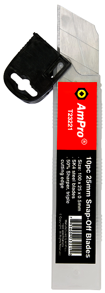Katkoteräveitsen varaterä 25mm 10kpl - Puukot ja veitset - 795609232210 - 1