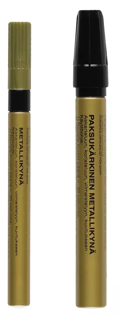 Kultatussi ohut+paksu - Askartelumateriaalit ja tarvikkeet - 6410411523960 - 1