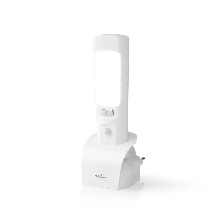 LED-Yövalo ja Taskulamppu | Verkkovirtakäyttöinen | 220 - 240 V AC 50 Hz | 1.30 W | Ladattava | Nimellisvaloteho: 37 lm | Valoalue: 3 m | Säteen kulma: 71 ° | LED taskulamppu - Yövalot - 5412810291540 - 1