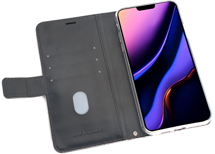 Lompakkolaukku iPhone 7-8 Plus musta, Mobia - Apple iPhone - 6430035344710 - 1