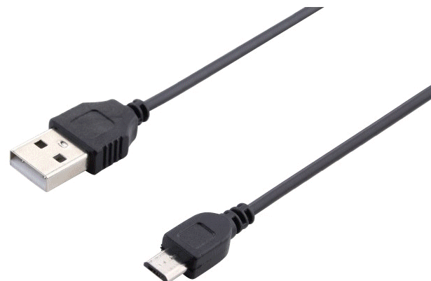 MOBIA DATAKAAPELI MUSTA MICRO USB 0.5 METRIÄ - Micro-USB -kaapelit - 6430035349470 - 1