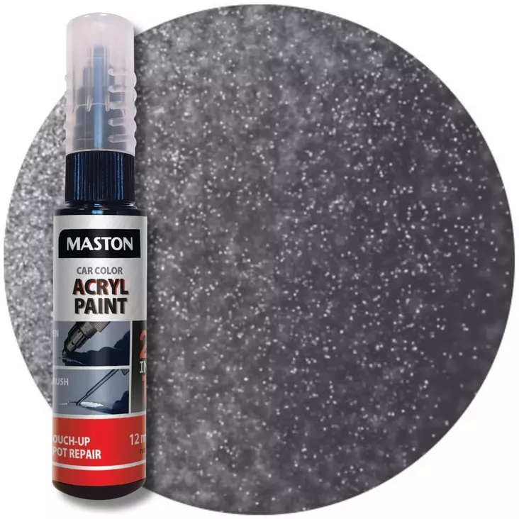 Maali CarColor Touch-Up 12ml 128010 musta metalliväri - Automaalit - 6412490024260 - 1