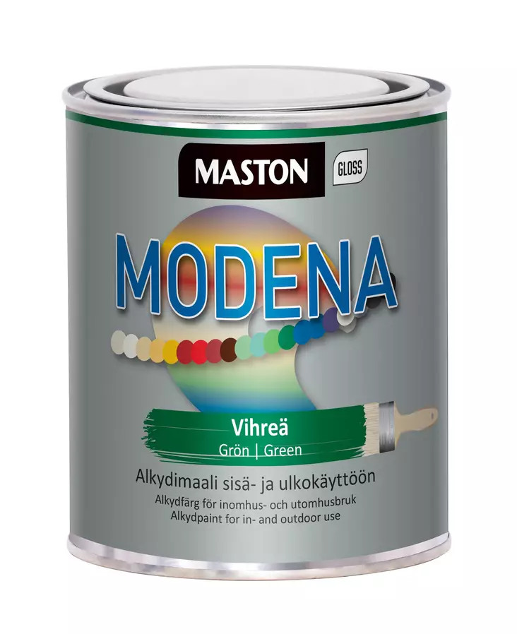 Maali Modena vihre=C3=A4 1 L - Metalli- ja kalustemaalit - 6412496040080 - 1