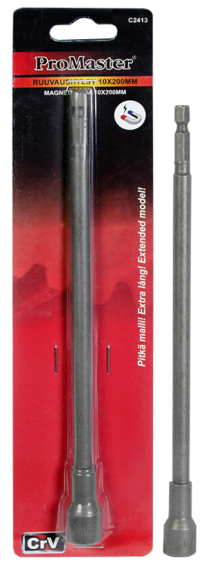 Magneettihylsy 10x200mm - Hylsyt ja adapterit - 6420286824130 - 1