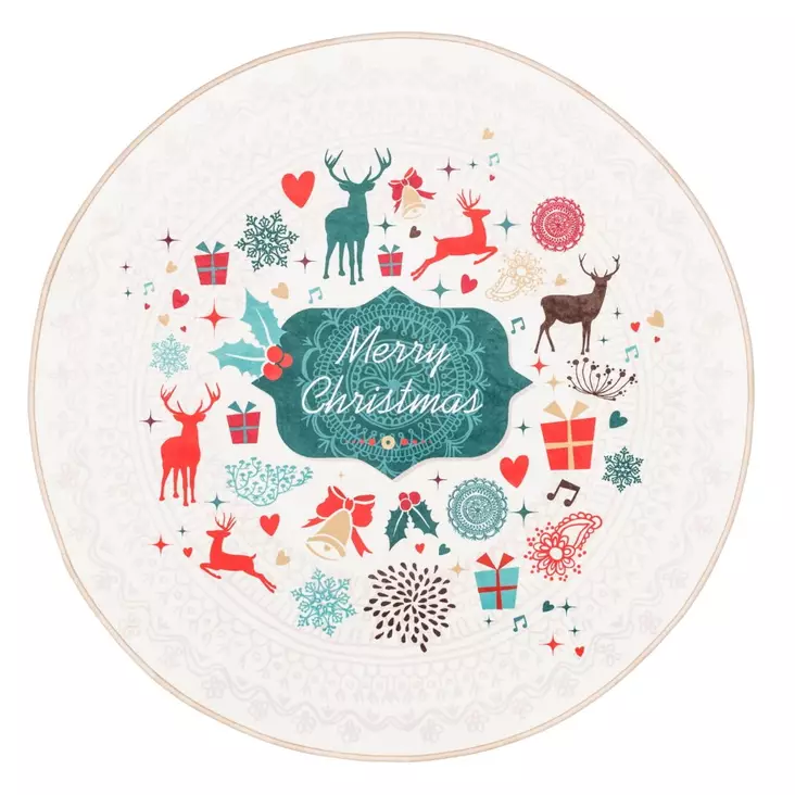 Matto Merry beige 4Living halk. 100 cm - Pyöreät matot - 6410416095790 - 1