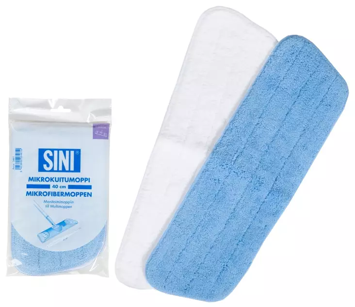 Mikrokuitumoppi 40 cm SINI - Siivousvälineet - 679-0440-30 - 1