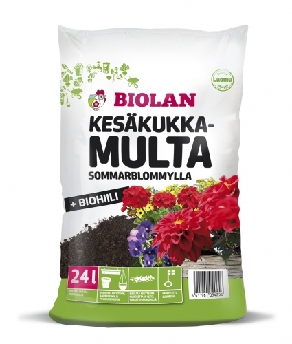 Multa kesakukille 24 L Biolan - Mullat ja ravinteet - 6411960054240 - 1