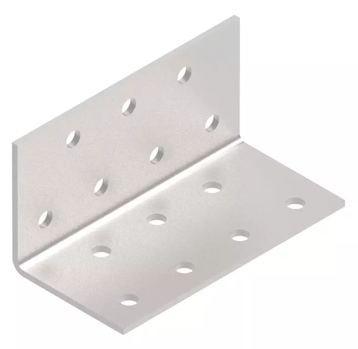 Naulauskulma Kuumasinkitty 40 x 40 x 80 - Naulauslevyt ja kulmaraudat - 4741280714220 - 1