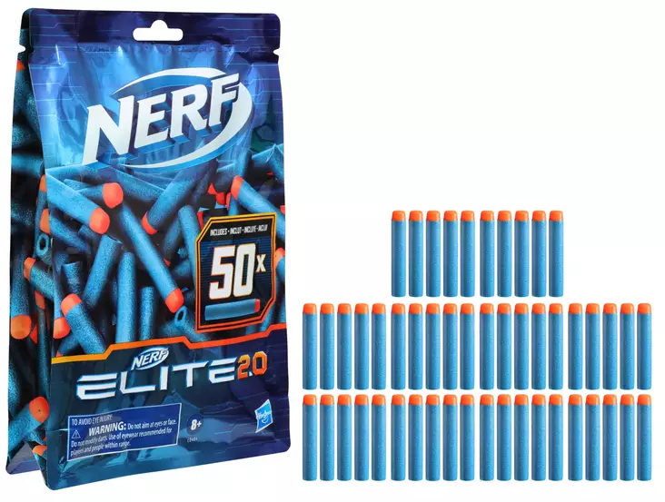 Nerf Elite 2.0 Refill 50 nuolen ammuspakkaus - Leikkiaseet - 5010993747580 - 1