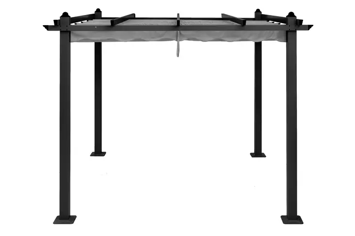 Pergola Perugia 3 x 3 m PE-katteella - Paviljongit ja pergolat - 6410416059730 - 1