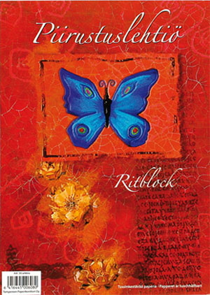 Piirustuslehti=C3=B6 A4 30 90g - Vihkot ja paperit - 695-0111-80 - 1