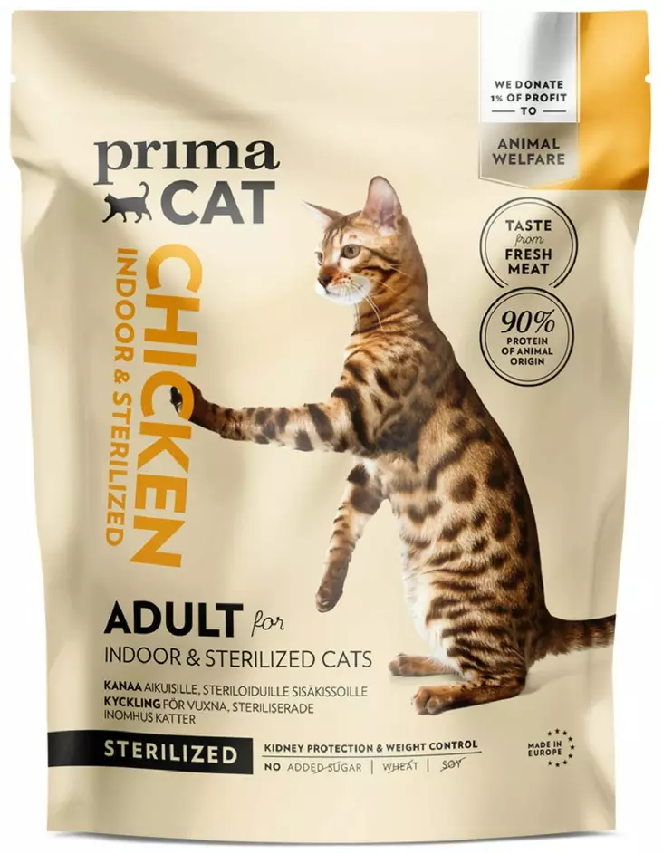 PrimaCat Kana steril aik kissoille 400g - Kuivaruoka - 6430069580580 - 1