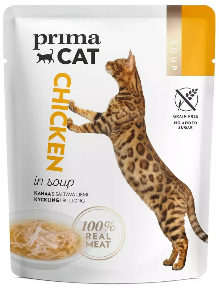 PrimaCat Soup Kananlihaa liemess=C3=A4 40 g - Kissan ruoka - 6430069581310 - 1
