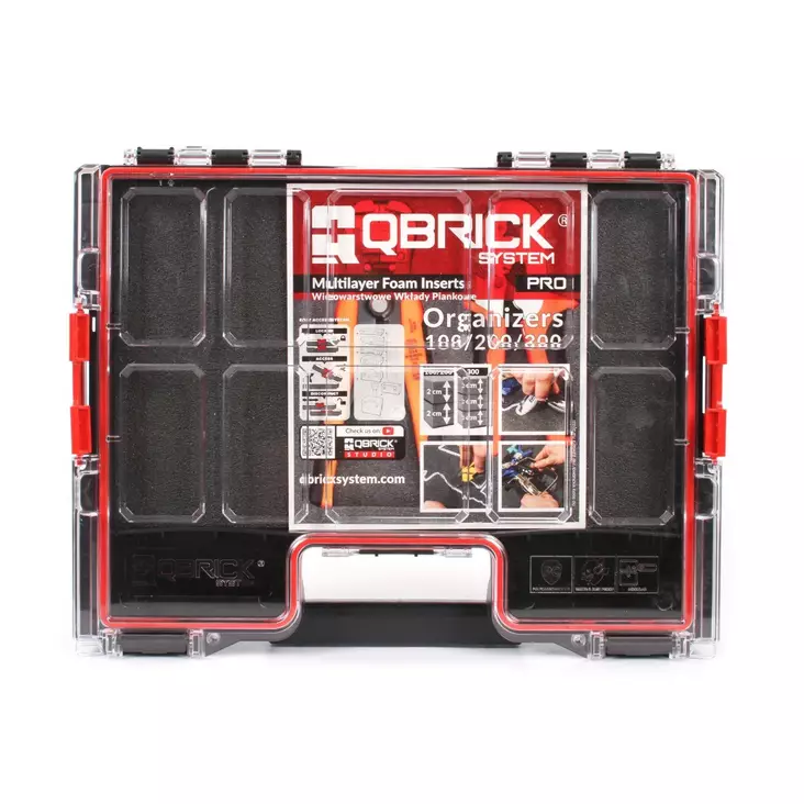 QS PRO Organizer 300 lokerikko foam - Työkalupakit ja -laukut - 5901238255390 - 1