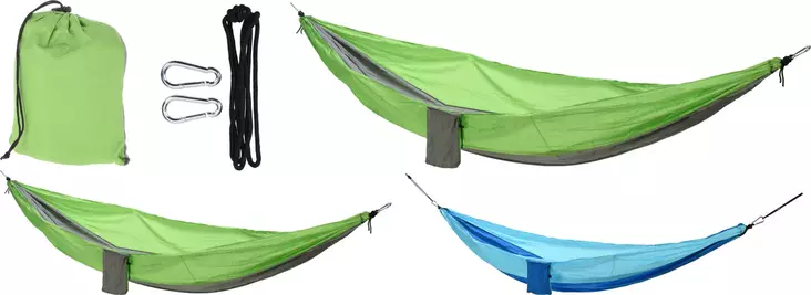 Riippumatto nylon 140x270cm - Teltat, laavut, riippumatot - 8720573153300 - 1
